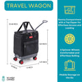 Handy Sandy Travel Wagon 45 Degree Handle Red - Handy Sandy