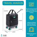 Handy Sandy Travel Wagon 45 Degree Handle Green - Handy Sandy