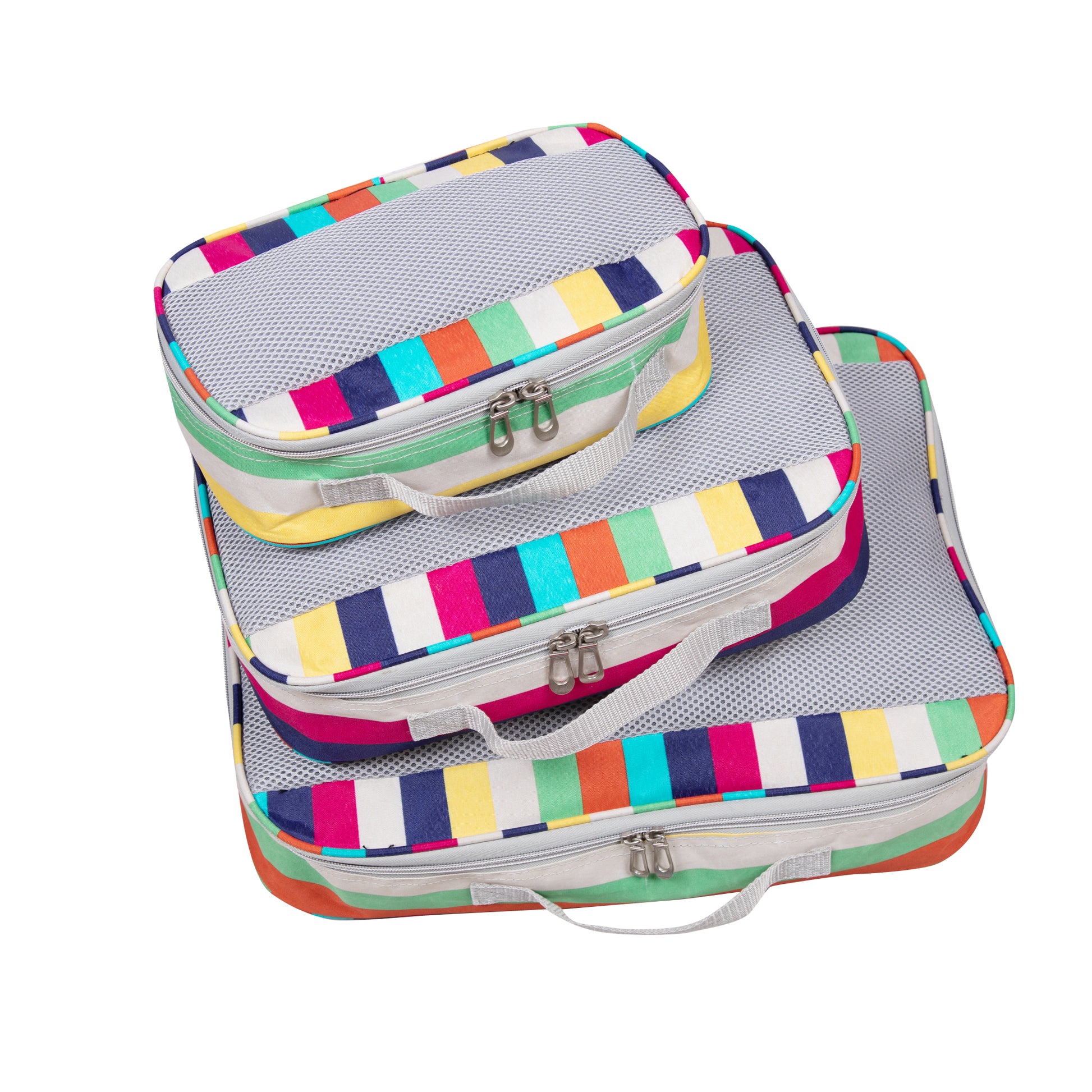 Handy Sandy BASICS 5 PIECE Organizing Packing Cube Set- Stripes - Handy Sandy