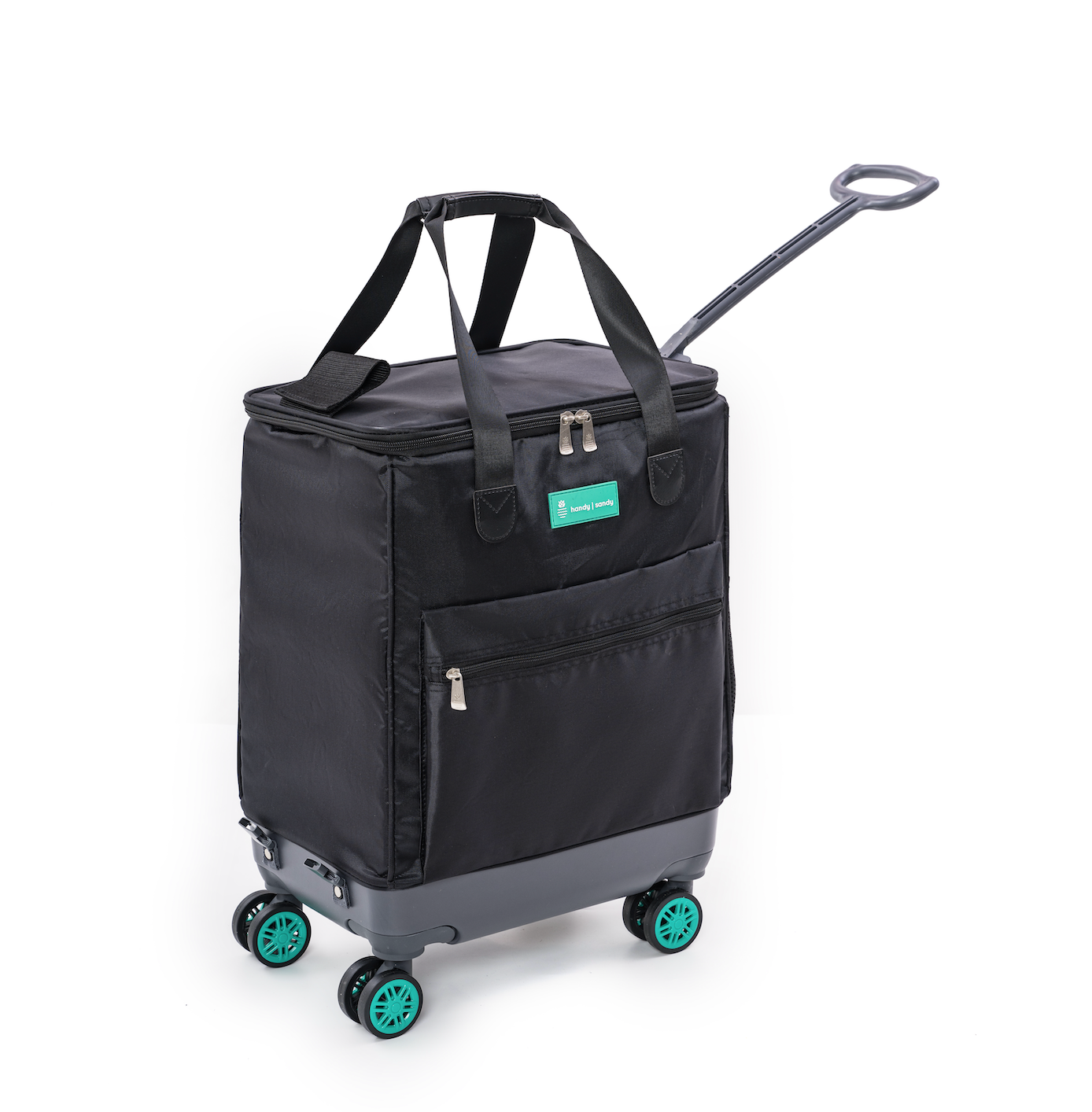 Handy Sandy Travel Wagon 45 Degree Handle Green - Handy Sandy