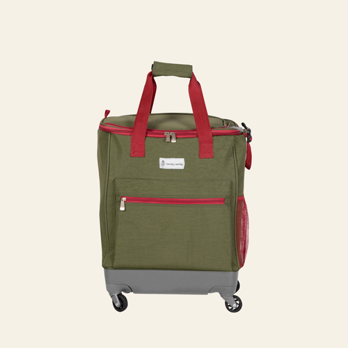 Go Anywhere Roller Tote - Olive - Handy Sandy