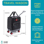 Handy Sandy Travel Wagon 45 Degree Handle Red - Handy Sandy