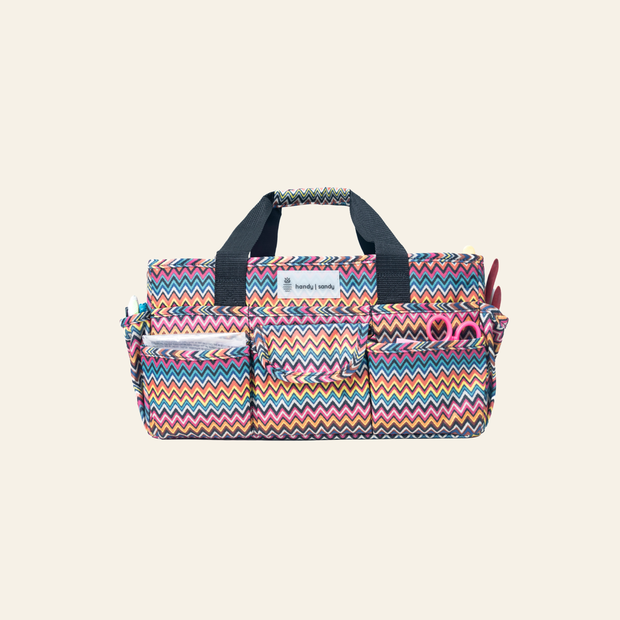 Grab & Go Craft Organizing Tote - Chevron