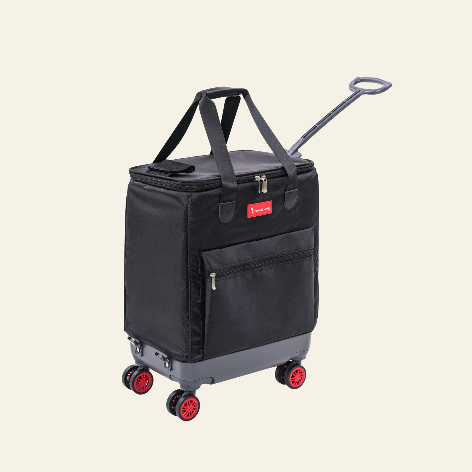 Go Anywhere Roller Tote - Red
