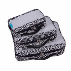 Handy Sandy BASICS 5 PIECE Organizing Packing Cube Set -Black Aztec - Handy Sandy