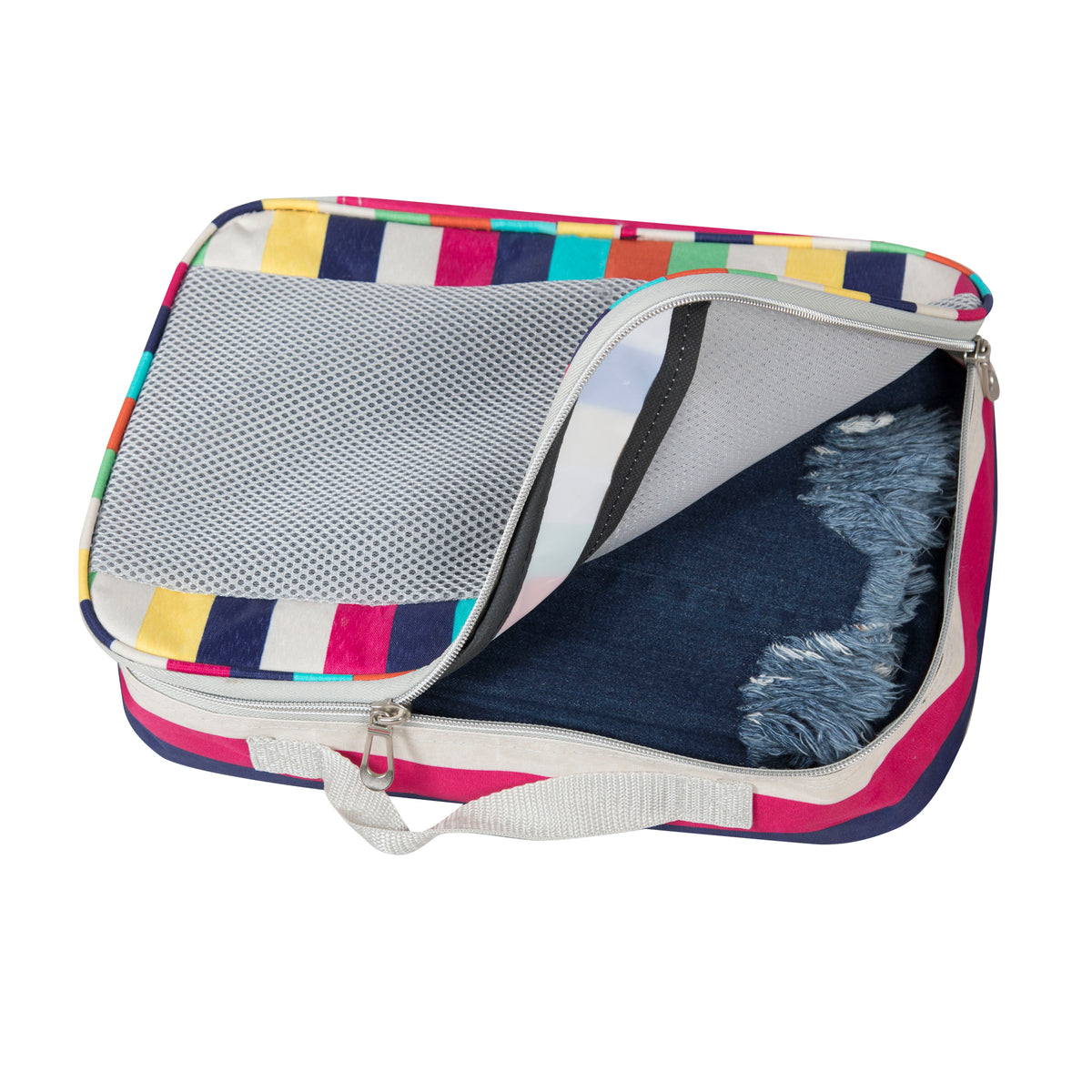 Handy Sandy BASICS 5 PIECE Organizing Packing Cube Set- Stripes - Handy Sandy