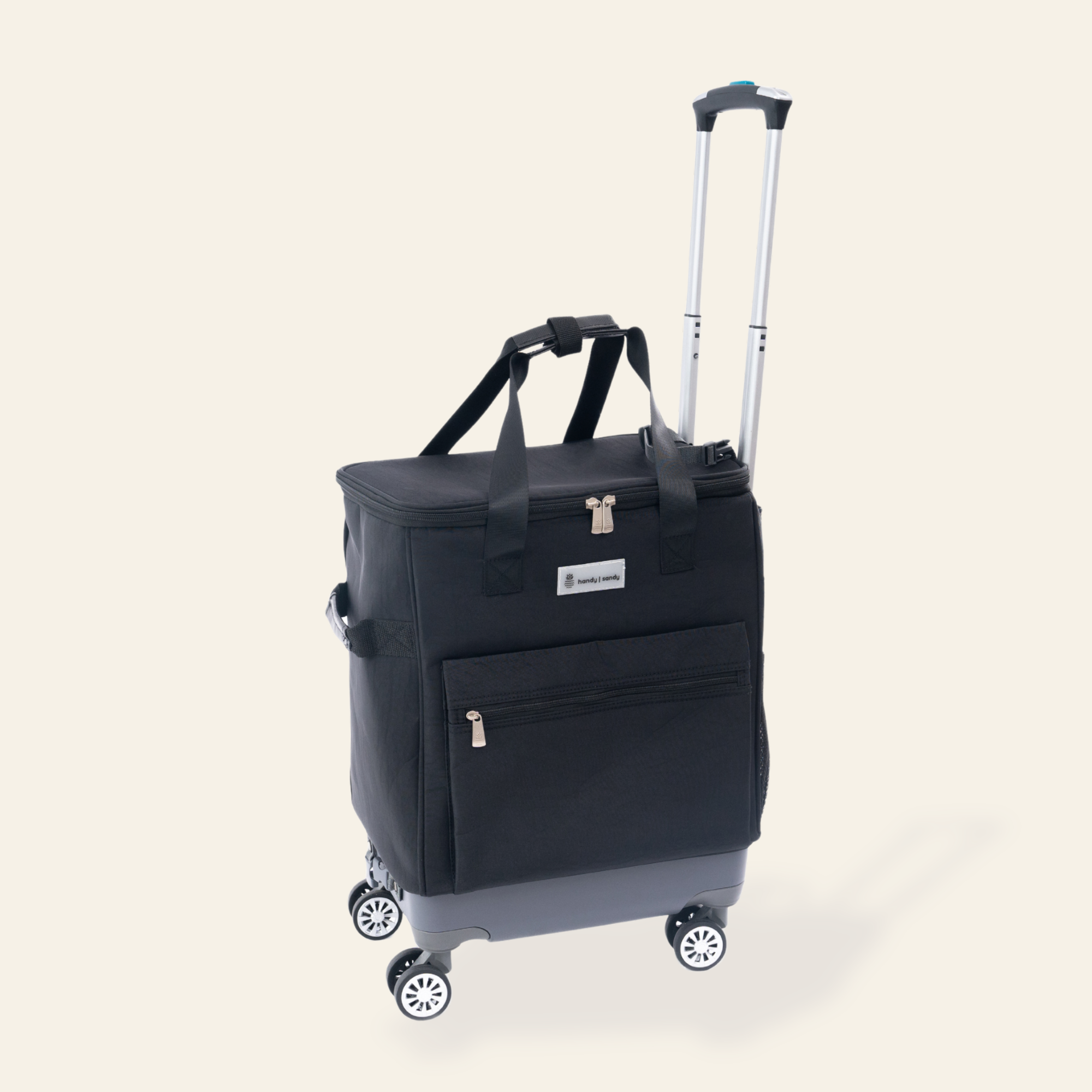 Go Anywhere Roller Tote Small - Blk