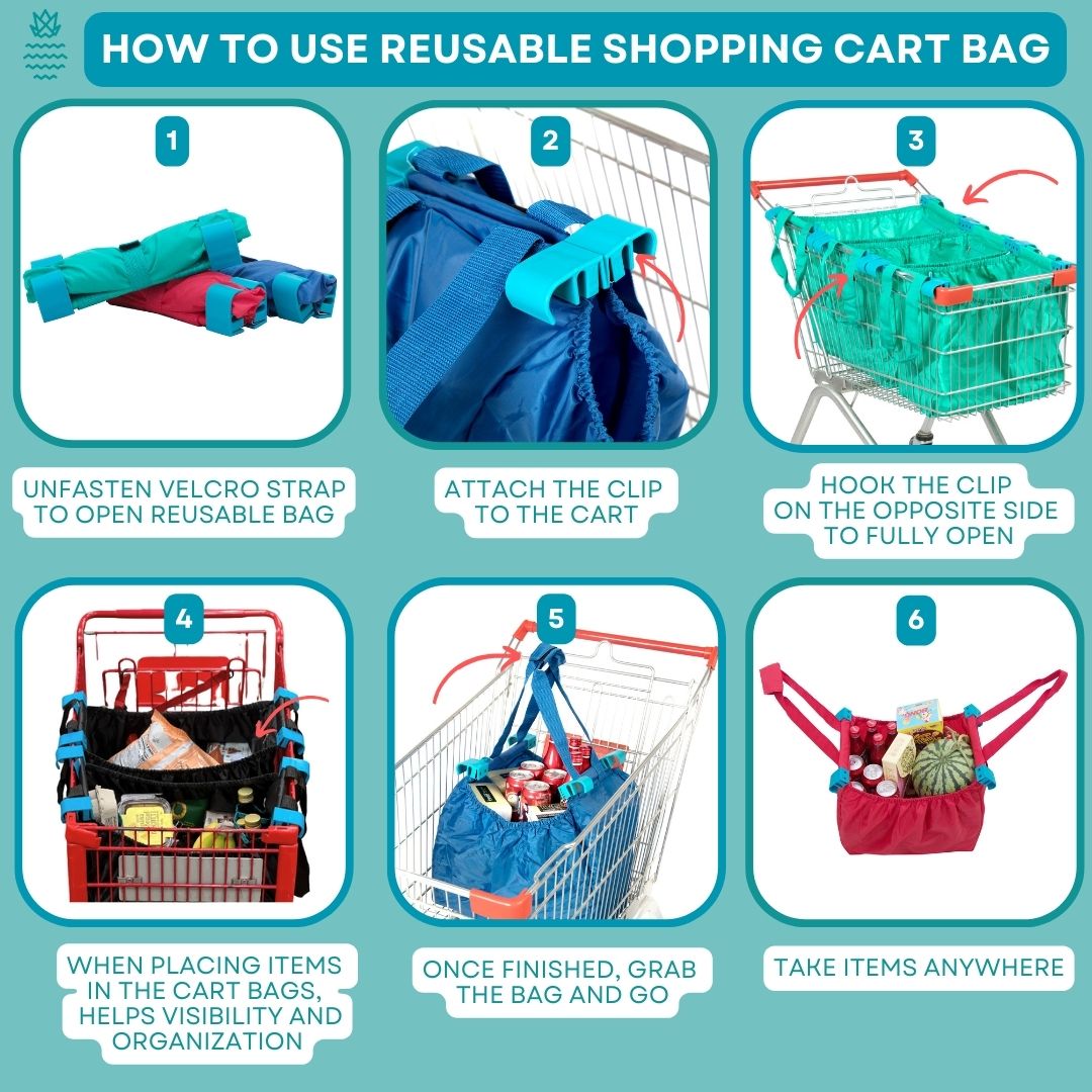 Grocery cart bags on sale