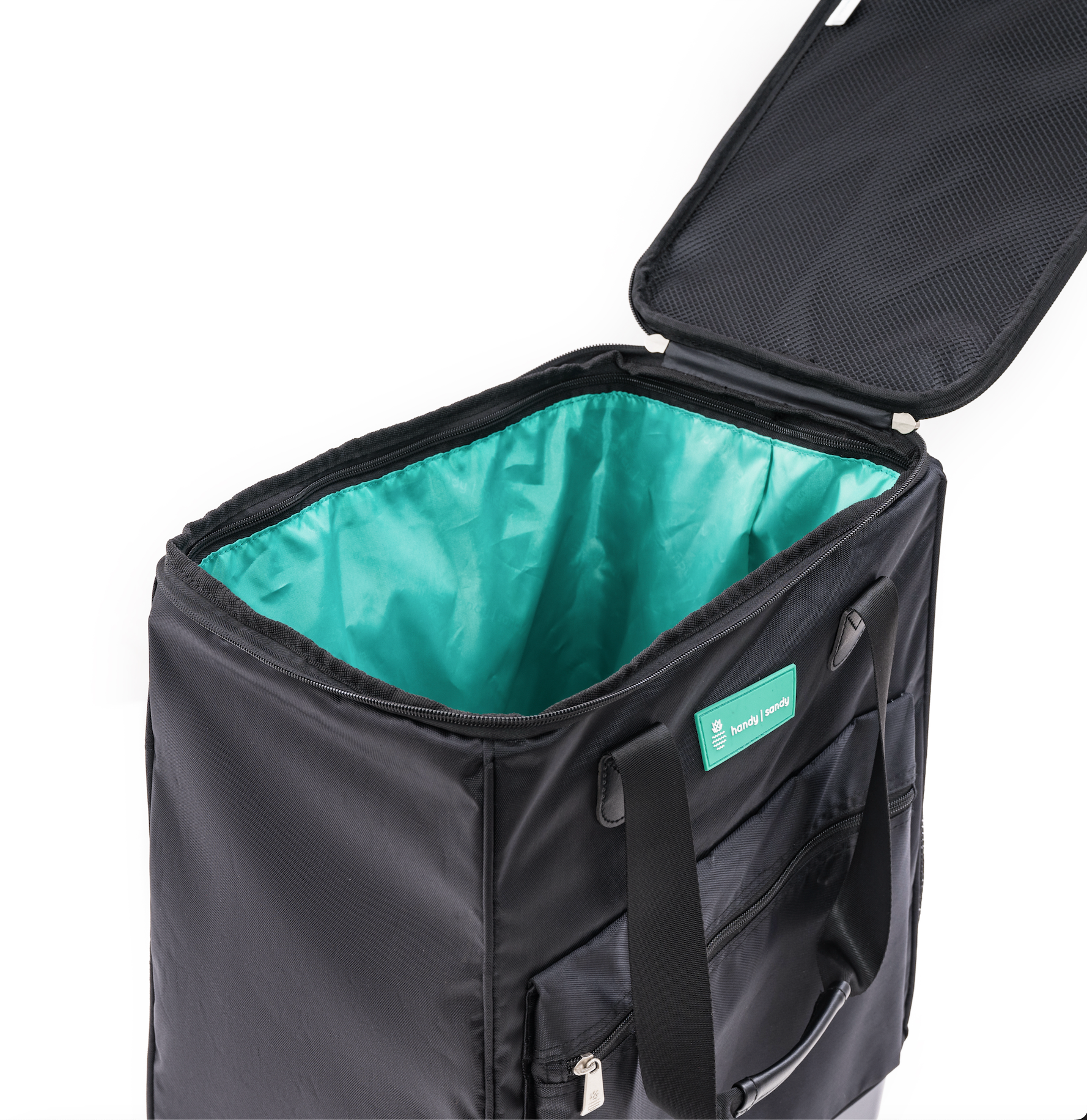 Handy Sandy Travel Wagon 45 Degree Handle Green - Handy Sandy