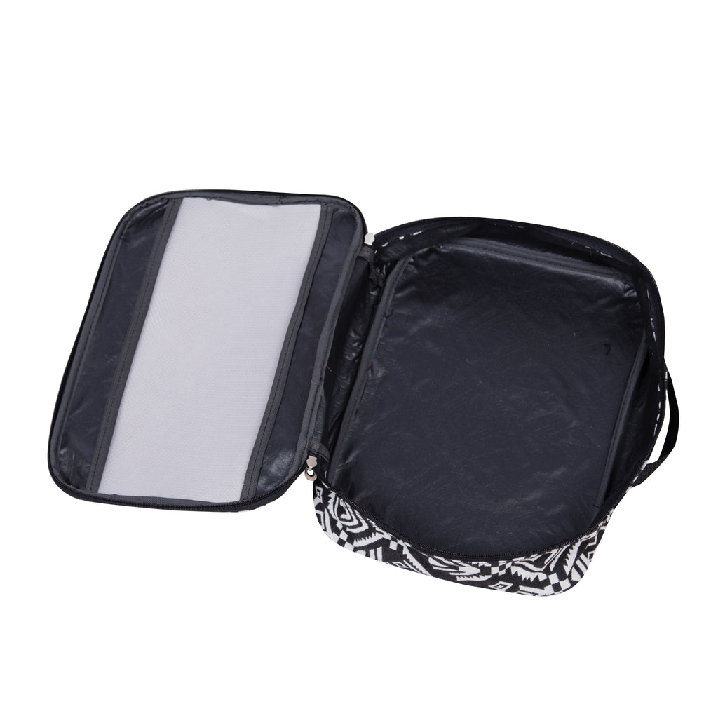 Handy Sandy BASICS 5 PIECE Organizing Packing Cube Set -Black Aztec - handy | sandy