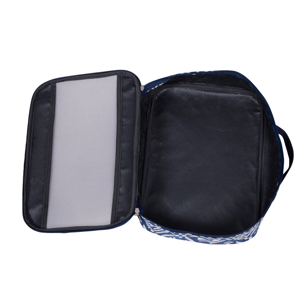 Handy Sandy BASICS 5 PIECE Organizing Packing Cube Set -Blue Aztec - handy | sandy