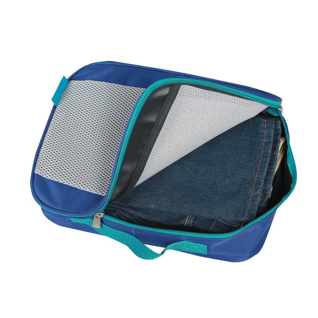 Handy Sandy BASICS 5 PIECE Organizing Packing Cube Set - Navy - handy | sandy