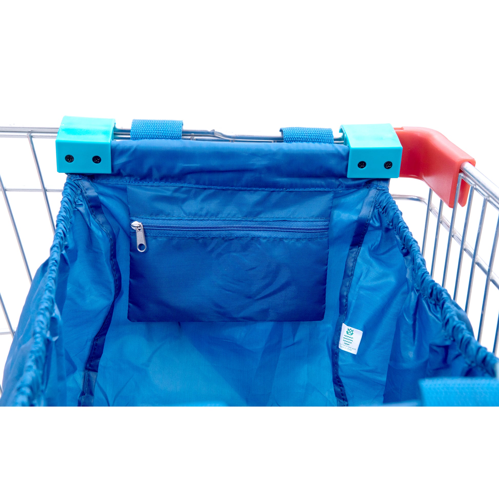 Handy Sandy Reusable Repeat Shopping Universal Cart Bags & Grocery Organizer (Blue) - handy | sandy