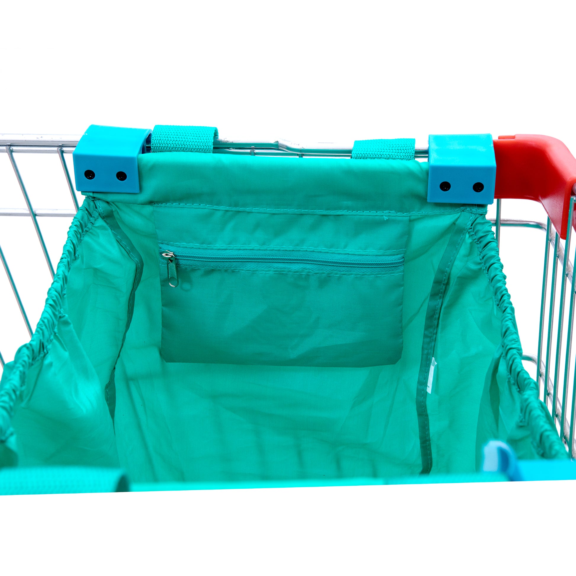 Handy Sandy Reusable Repeat Shopping Universal Cart Bags & Grocery Organizer (Green) - handy | sandy